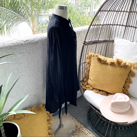 z a r a . o v e r s i z e d . f r i n g e . t o p - Picture 6 of 8